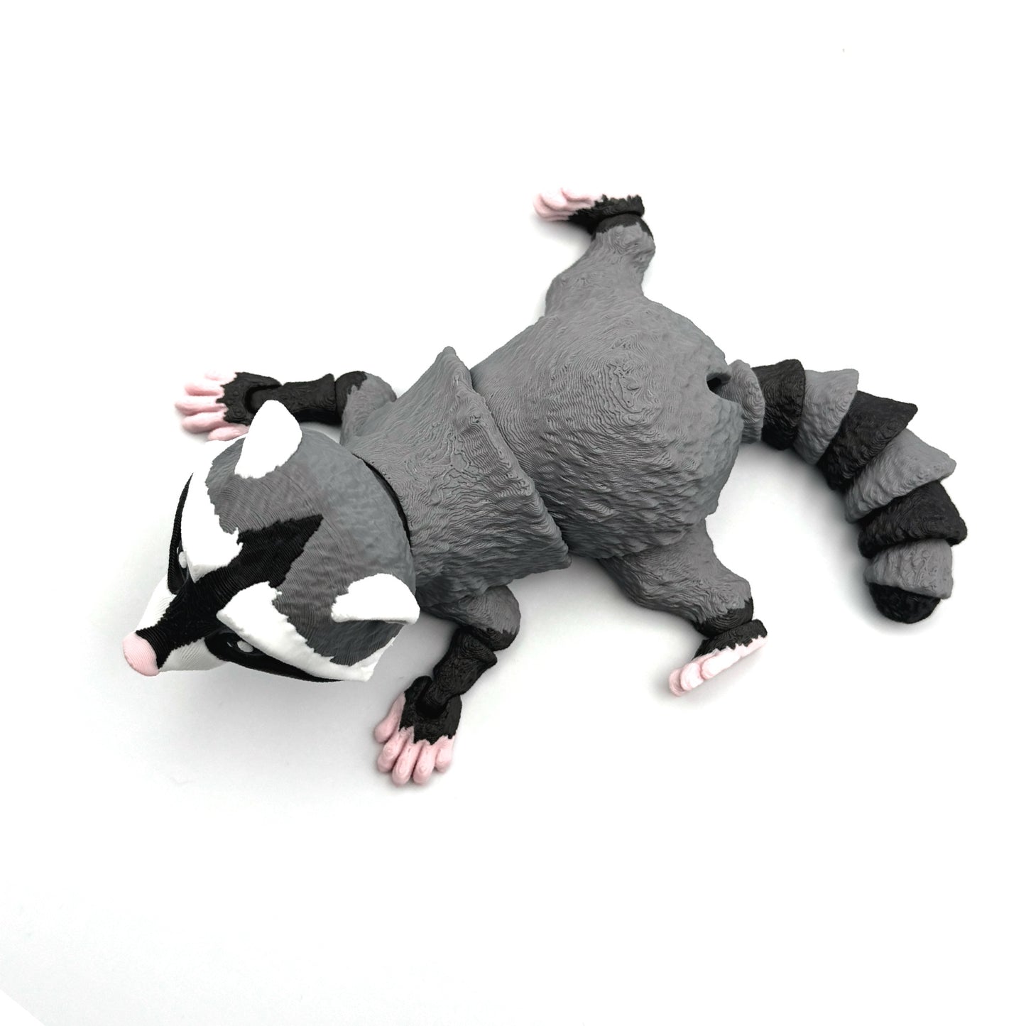 3D Printed Fidget Raccoon