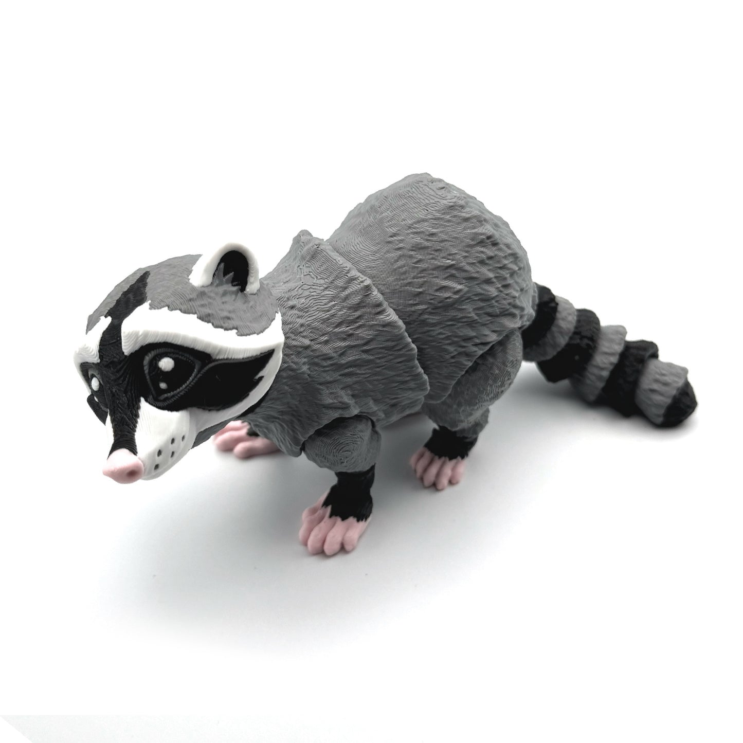 3D Printed Fidget Raccoon