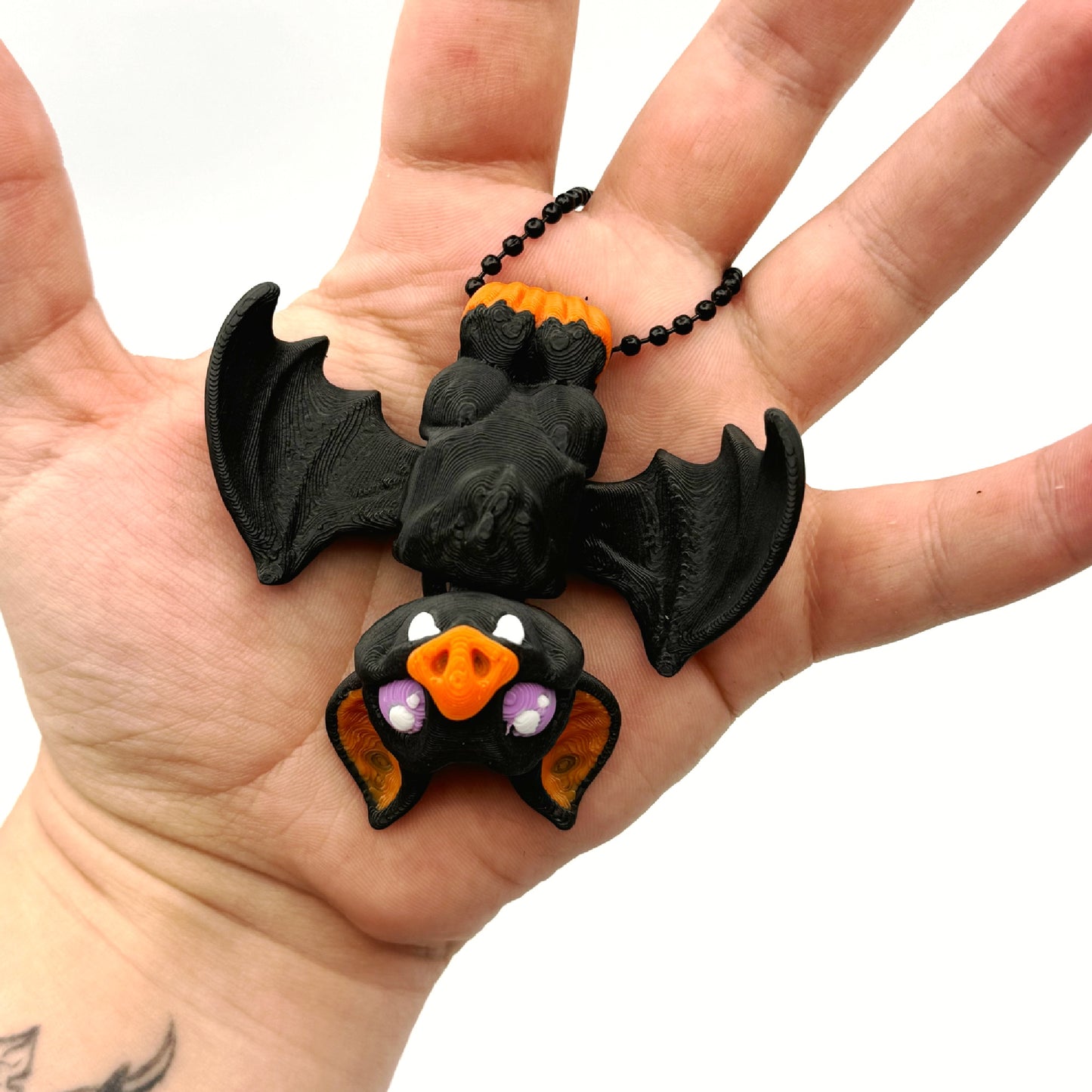 [Limited Edition] 3D Printed Fidget Bat Keychain