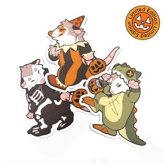 [Limited Edition] B-Grade Trick or Treaters Sticker Set