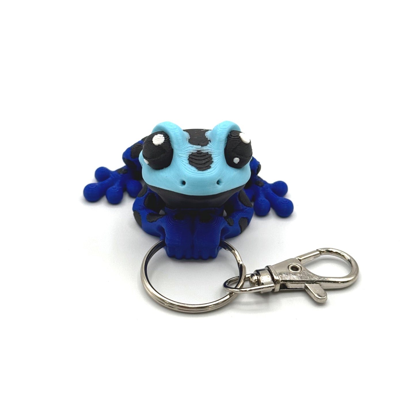 3D Printed Fidget Poison Dart Frog Keychain