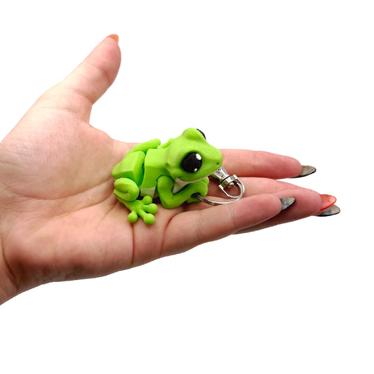 3D Printed Frog Keychain