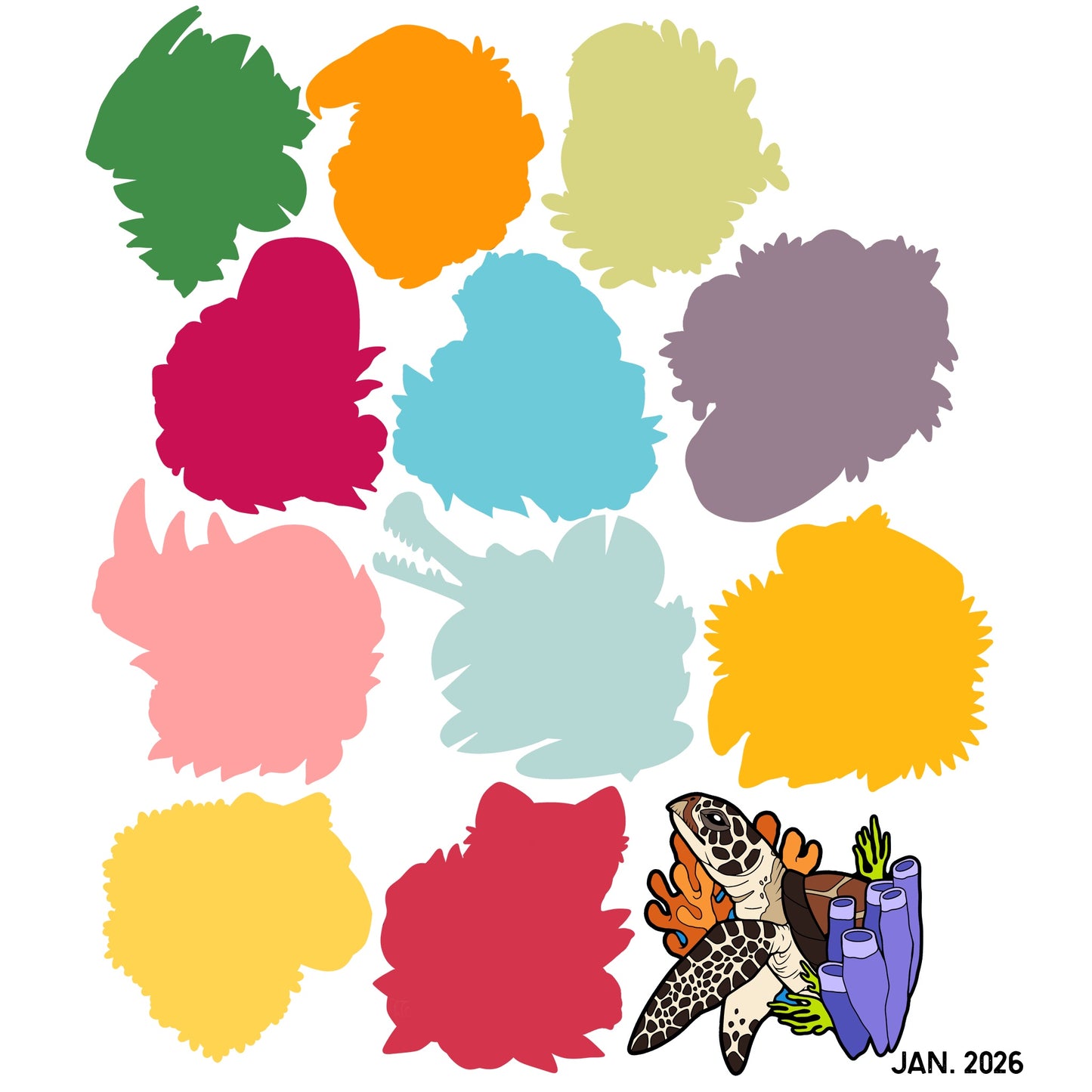 Endangered Species Monthly Enamel Pin Club