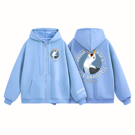 Single Braincell Seagull Zip-Up Hoodie [PREORDER]