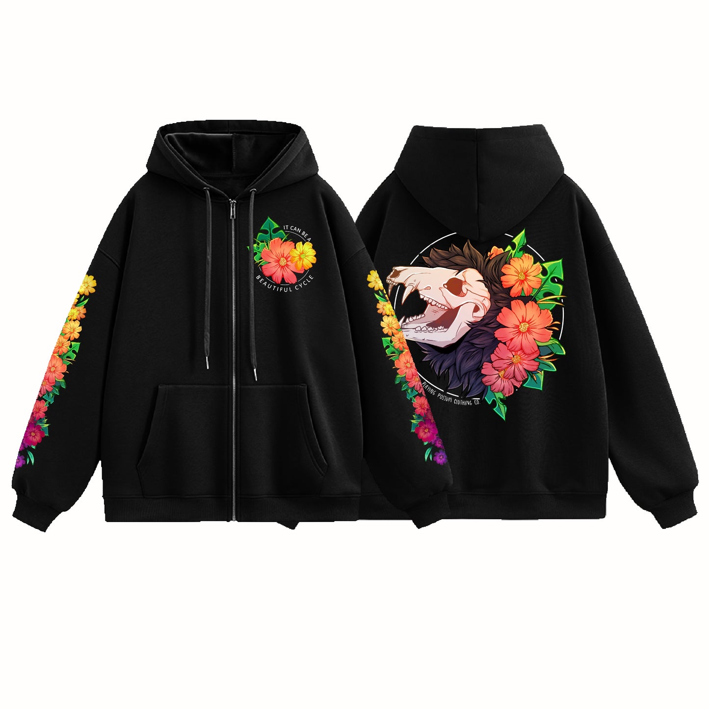 Beautiful Cycle Zip-Up Hoodie [PREORDER]