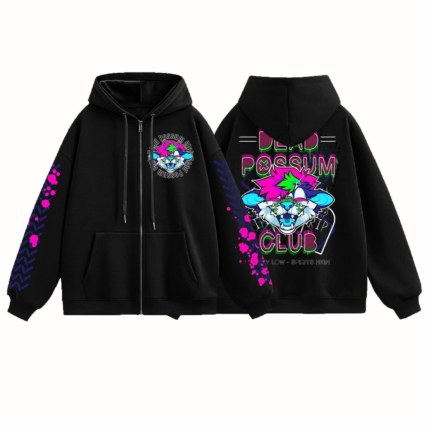 Dead Possum Club Zip-Up Hoodie [PREORDER]