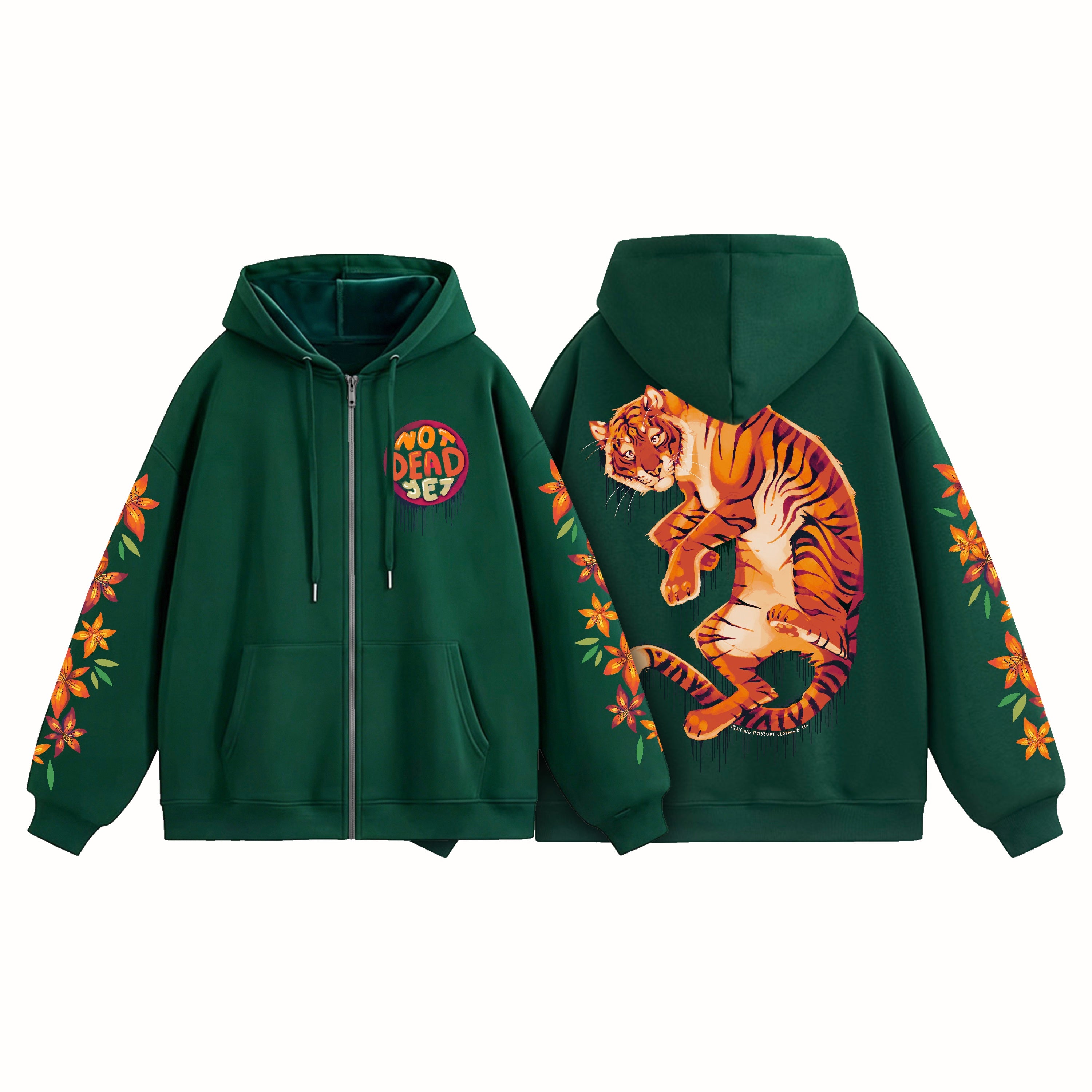 Not Dead Yet alt. Zip-Up Hoodie [PREORDER] – Playing Possum