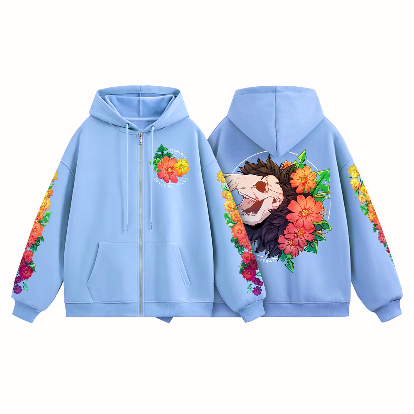 Beautiful Cycle Zip-Up Hoodie [PREORDER]