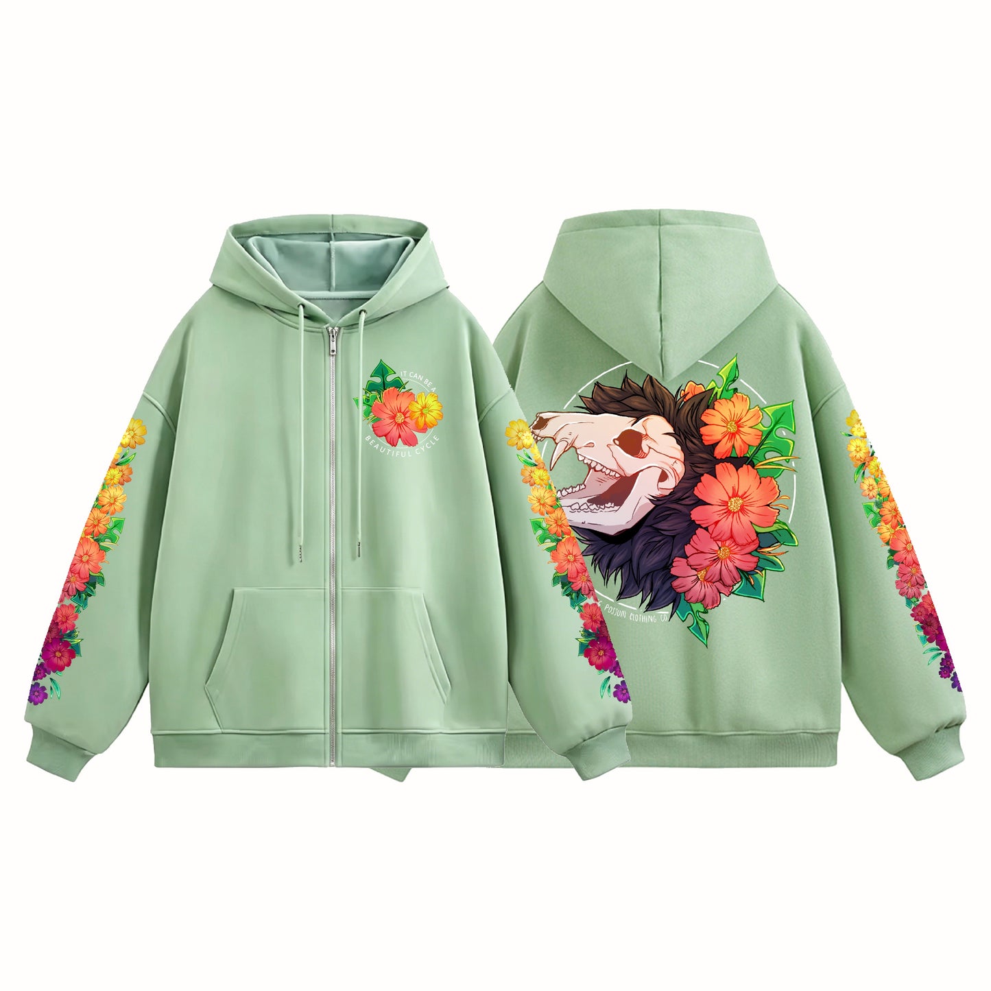 Beautiful Cycle Zip-Up Hoodie [PREORDER]