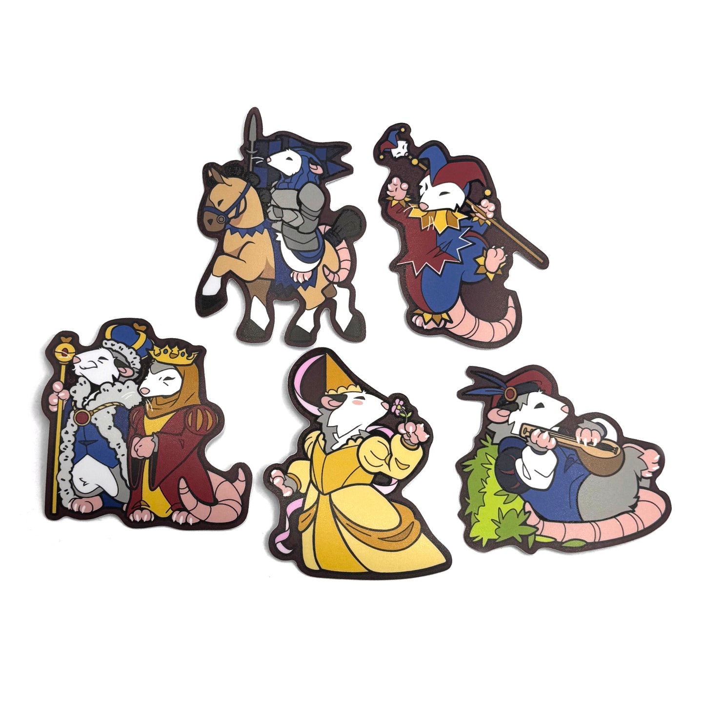 Possum Royal Court Sticker Set