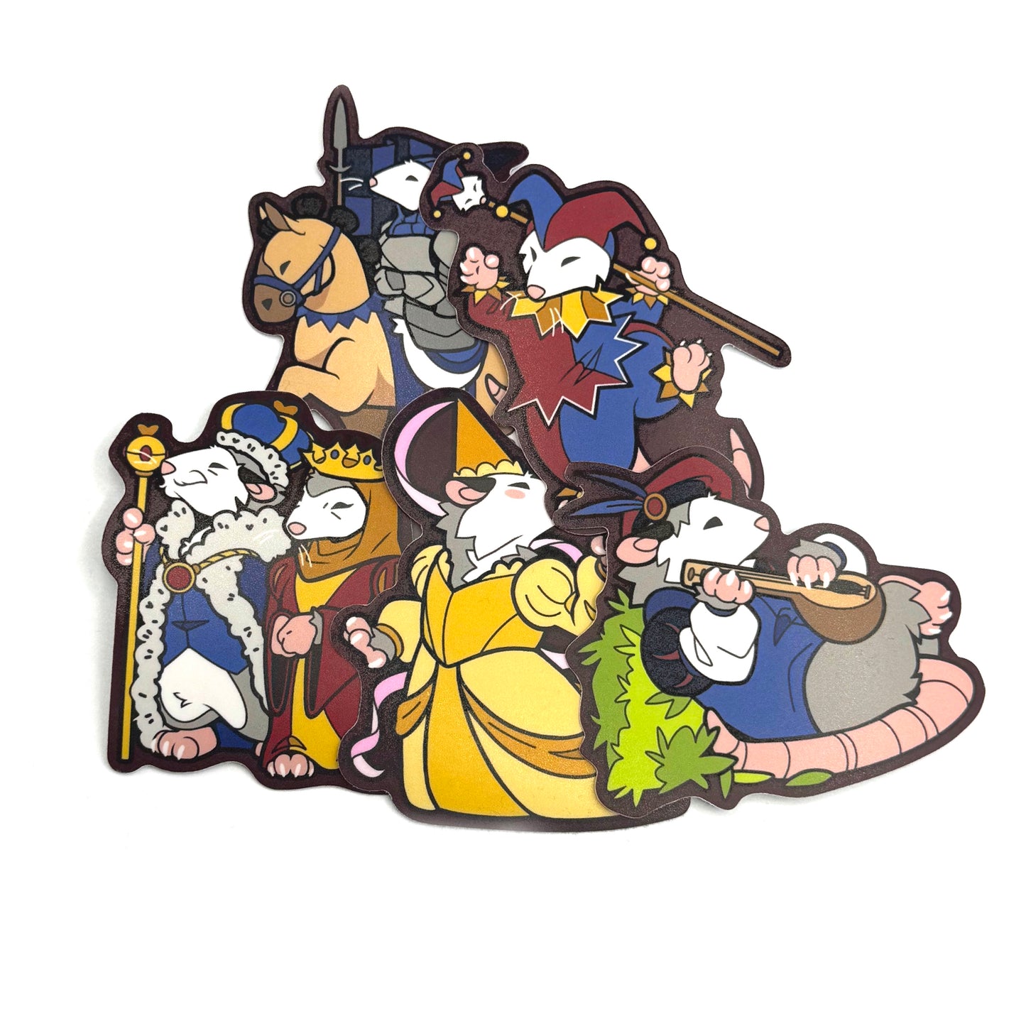 Possum Royal Court Sticker Set