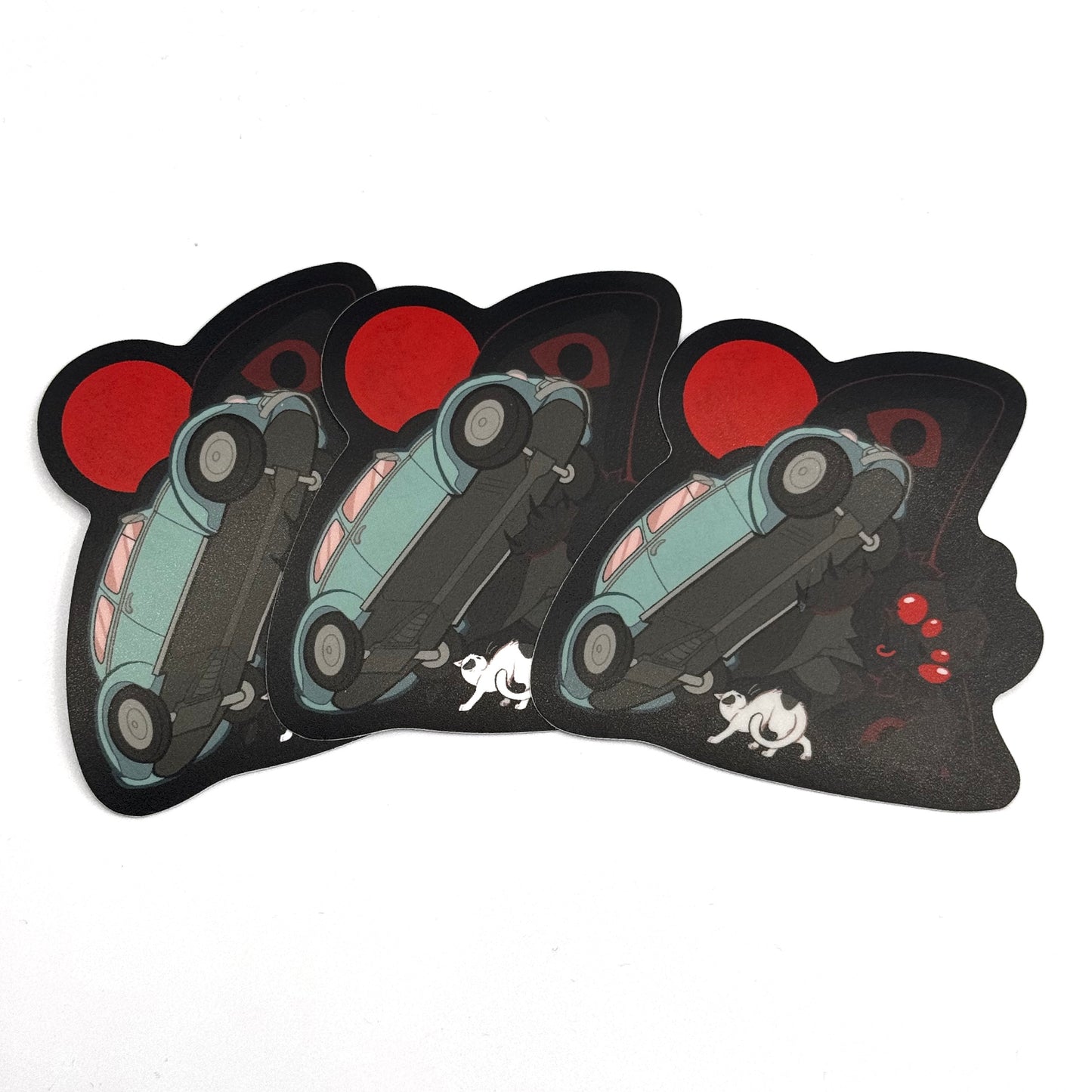 Stay Curious Mothman Back Sticker