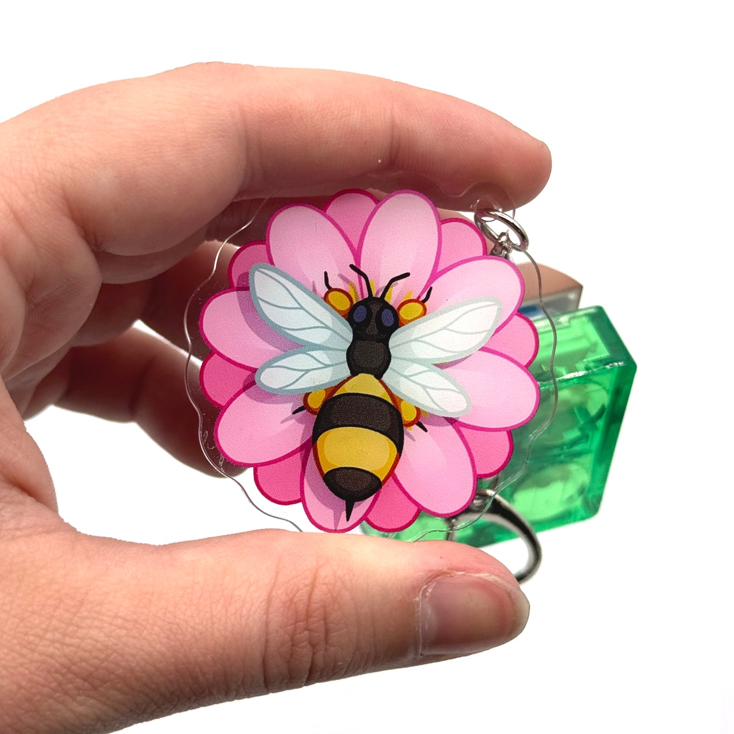 Garden Bed Keyboard Keychain