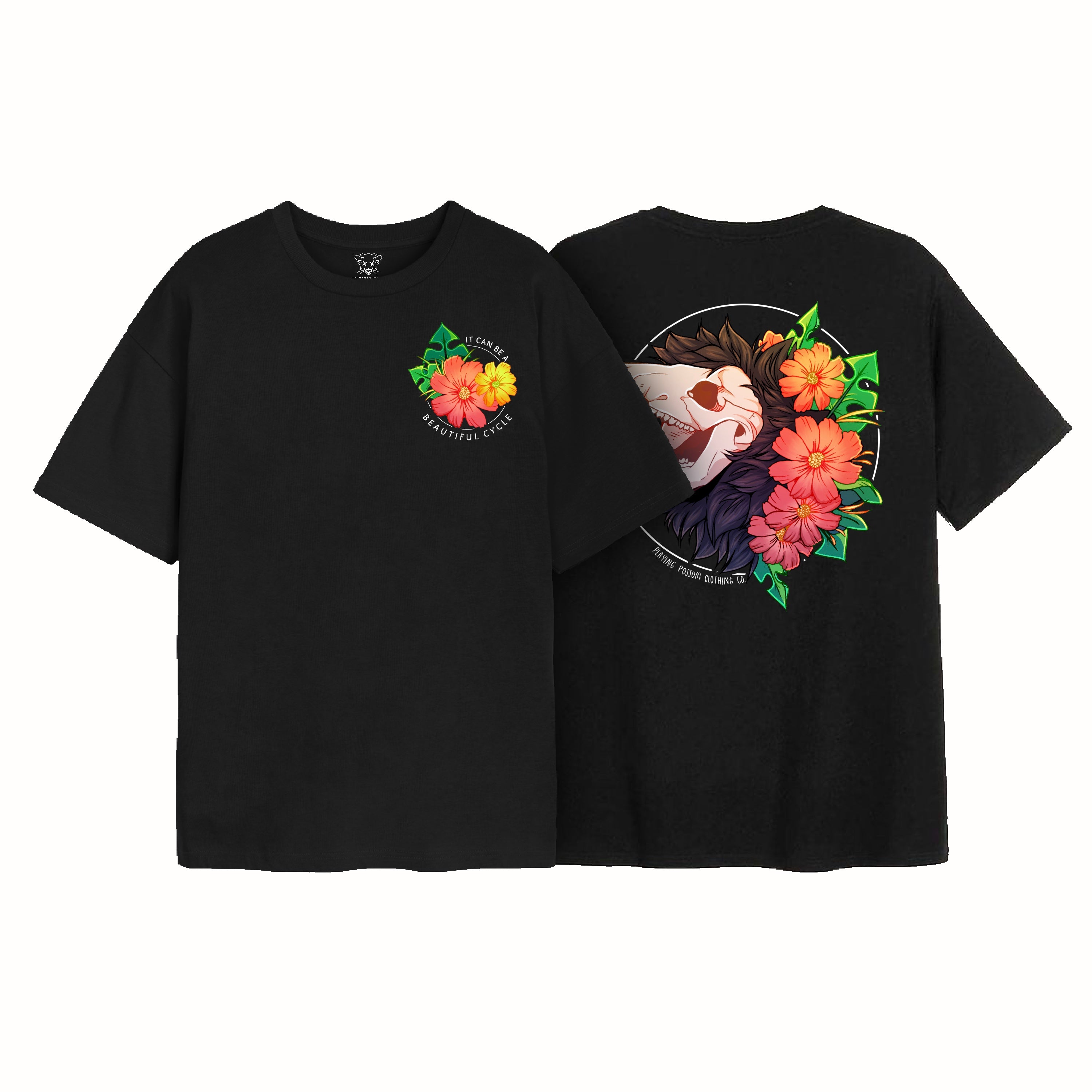 Beautiful Cycle T-Shirt – Playing Possum Clothing Co.