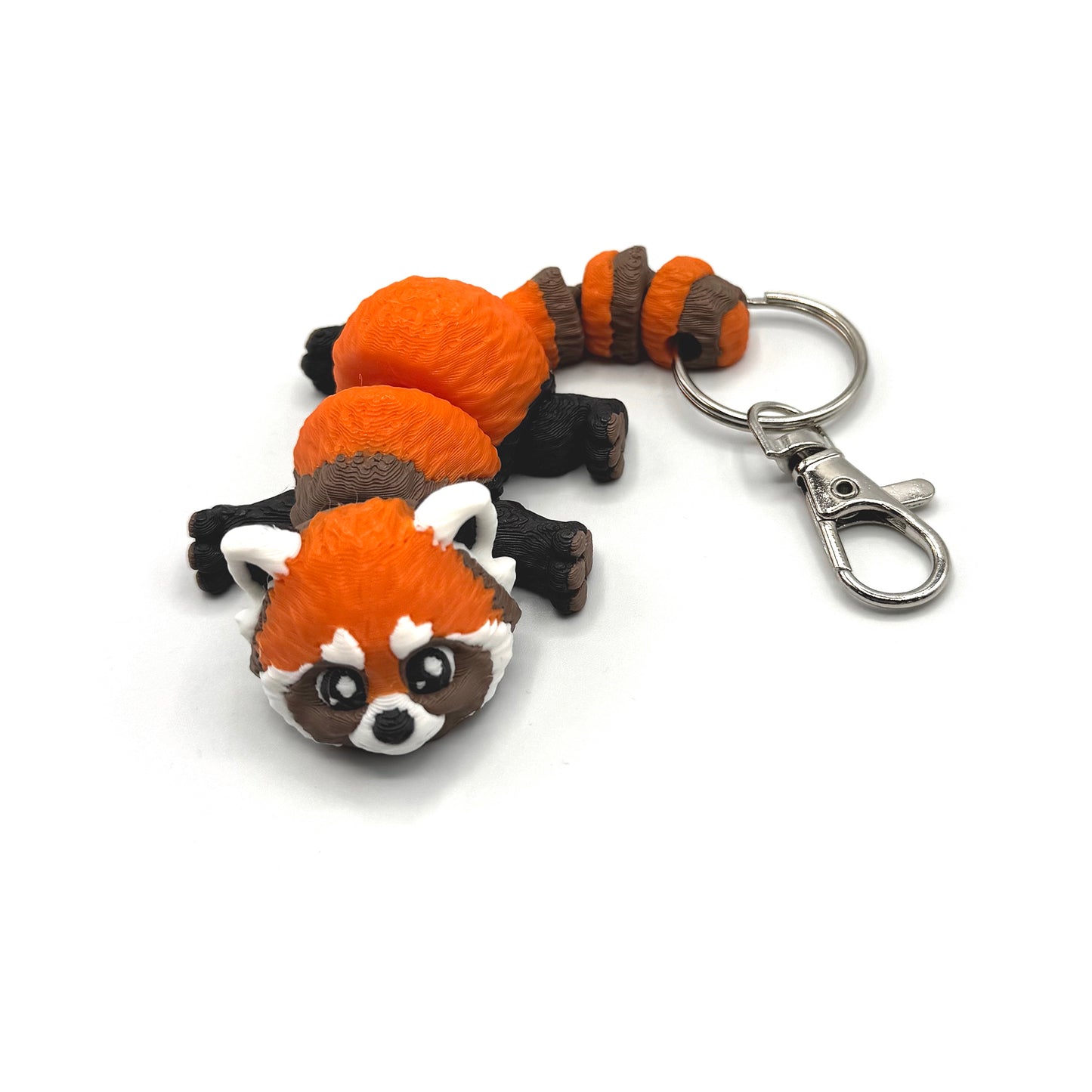 Red Panda 3D Printed Fidget Keychain