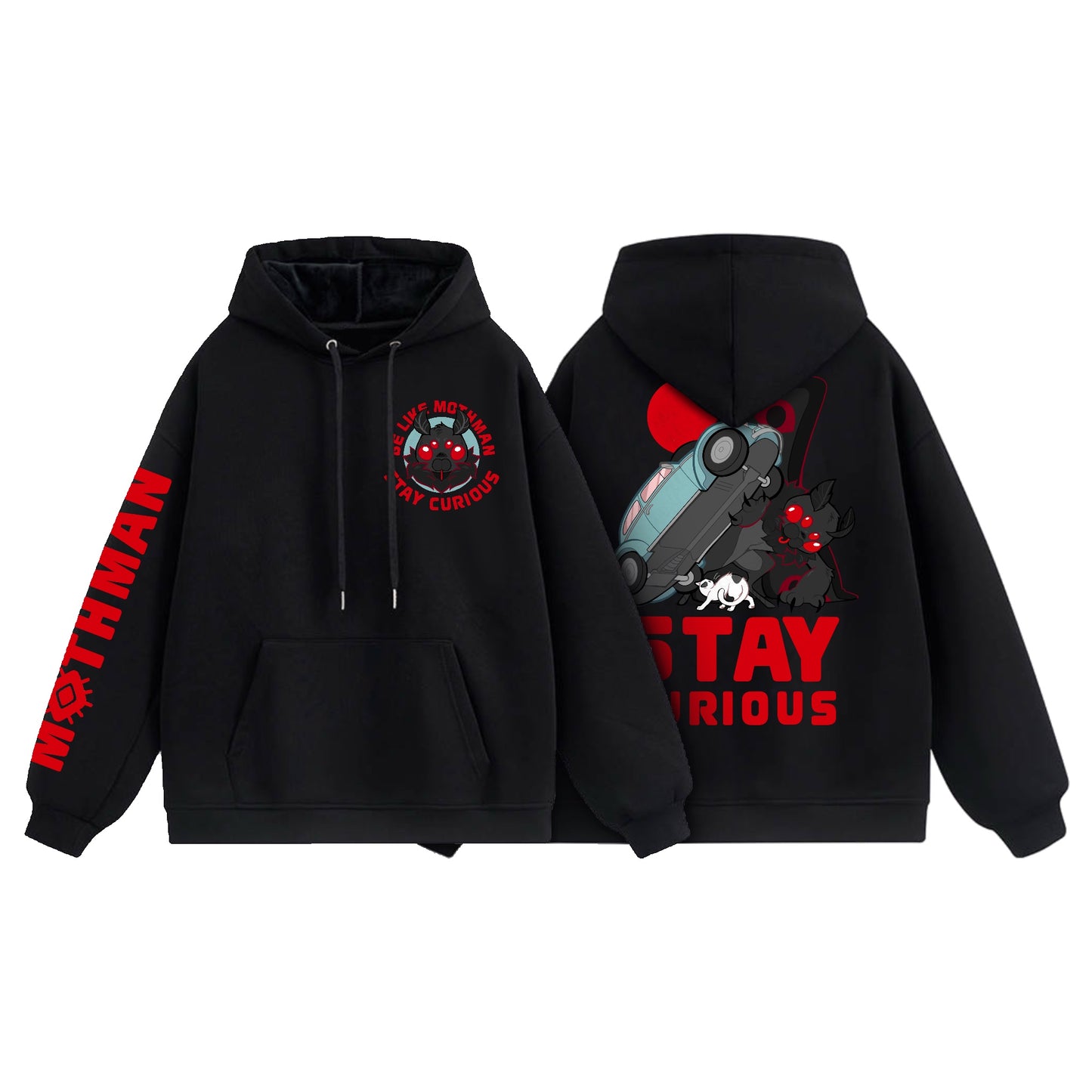 Curious Mothman Hoodie