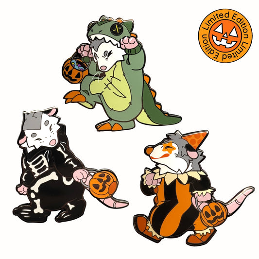 [Limited Edition] Trick or Treaters Enamel Pin Set