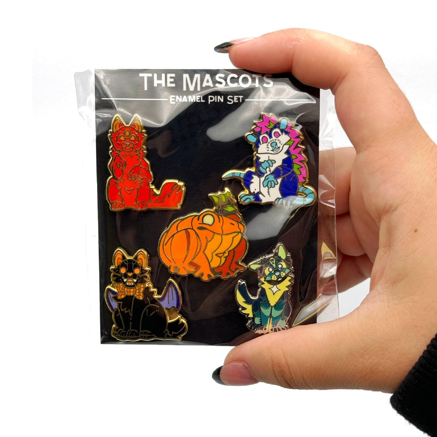 The Mascots Enamel Pin Set