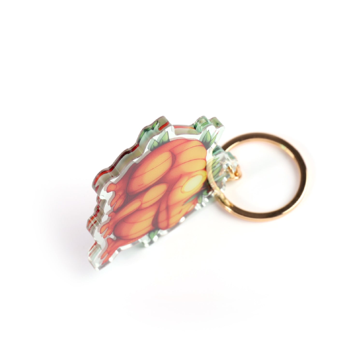 Pumpkin Frog Keychain