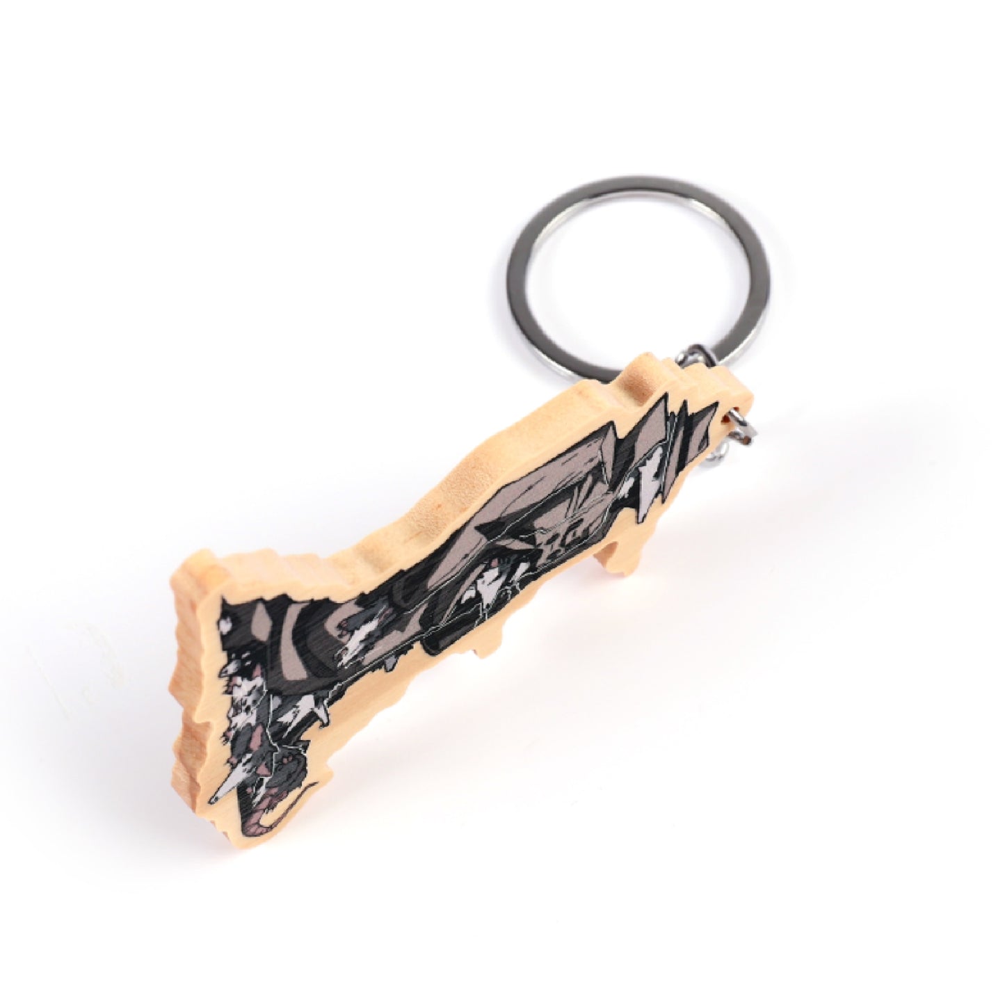 The Jerry Gang Wooden Keychain