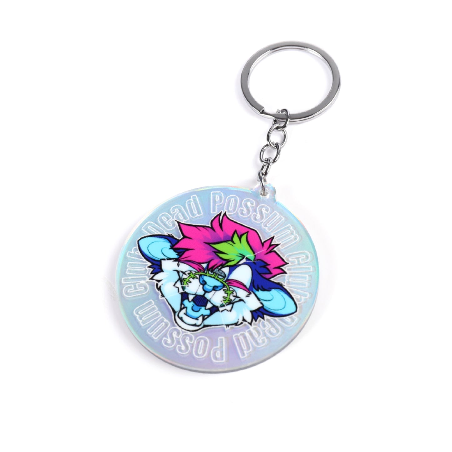 Dead Possum Club Acrylic Keychain