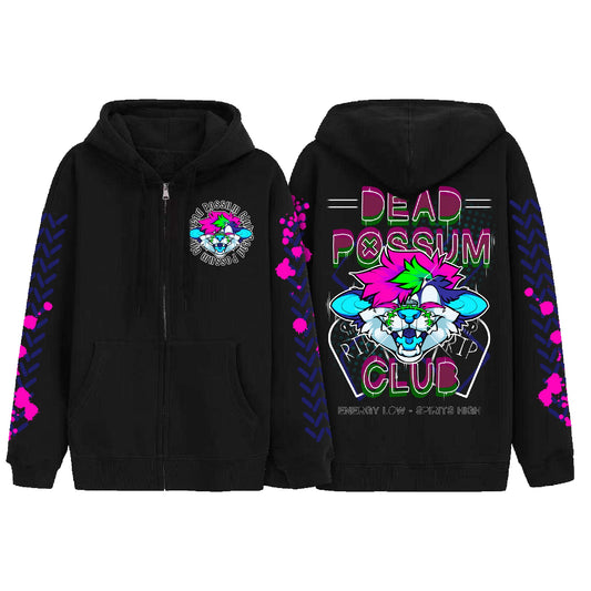 Dead Possum Club Zip-Up Hoodie