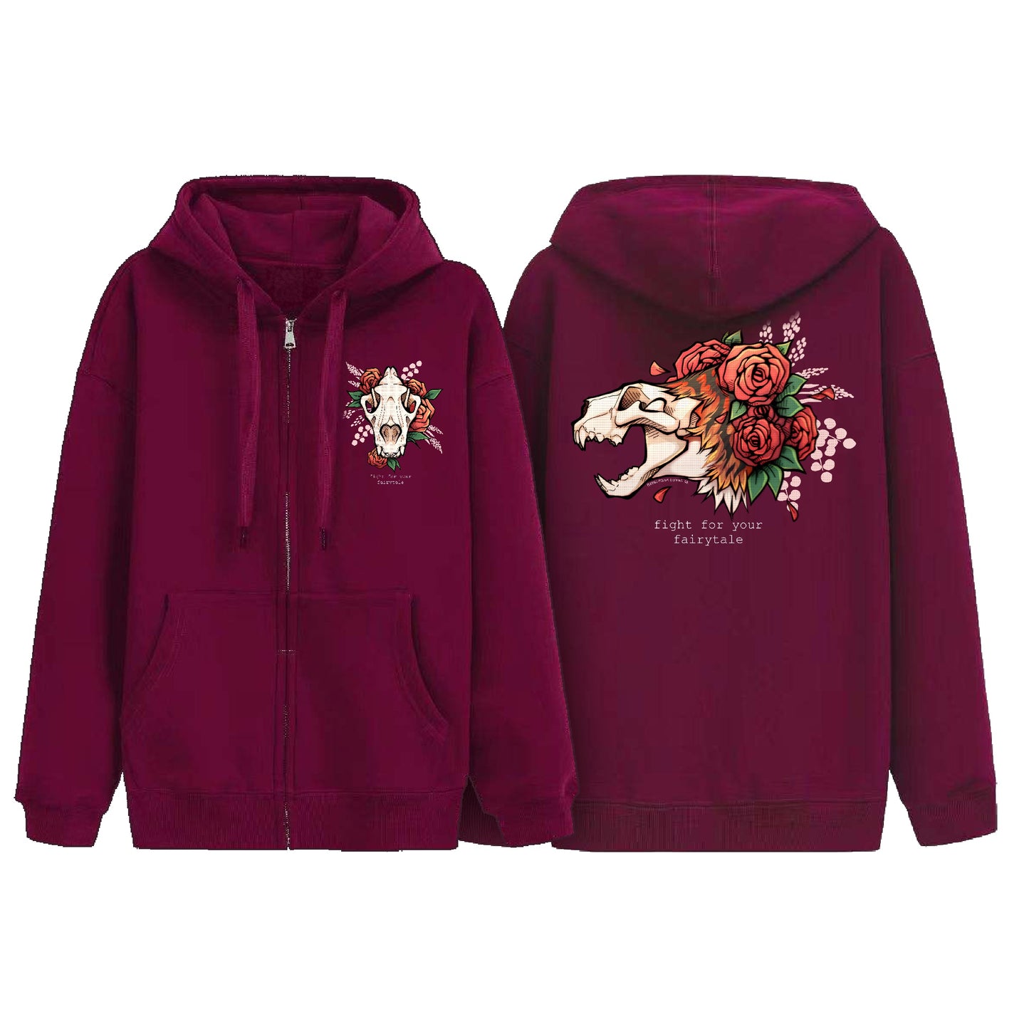 Fight For Your Fairytale Zip-Up Hoodie