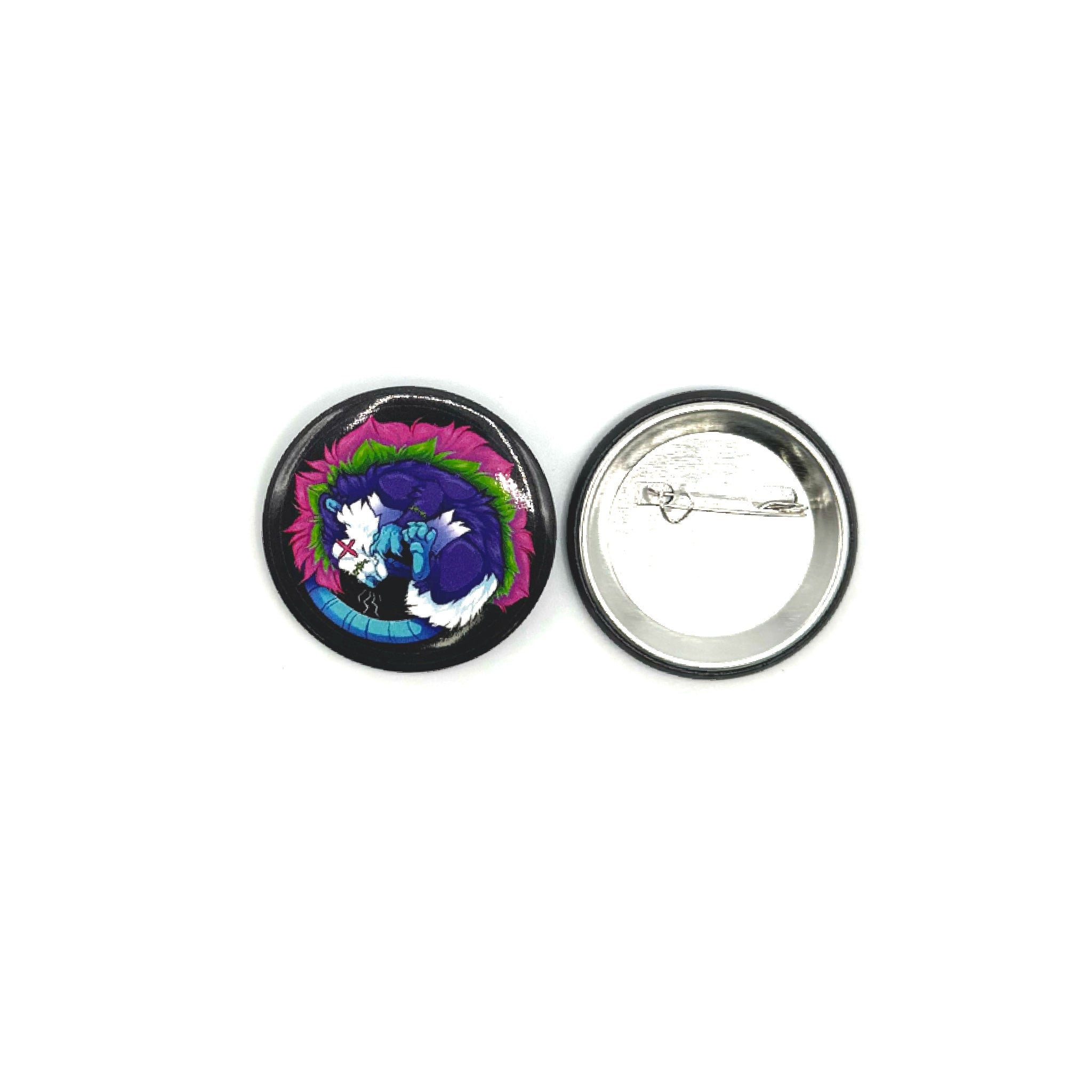 Victor Button Feigning Death Victor Button Pin – Playing Possum Clothing Co.