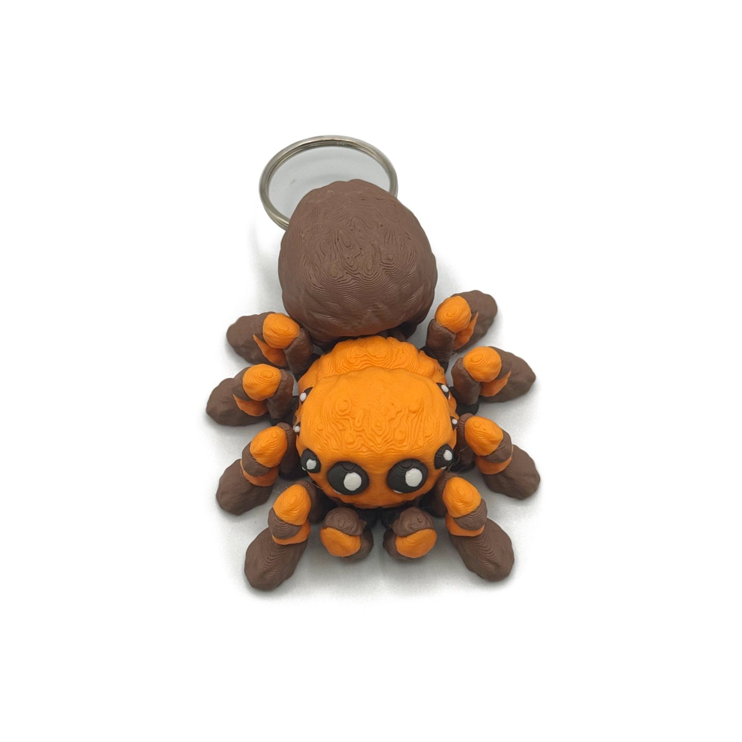 3D Printed Fidget Tarantula Keychain