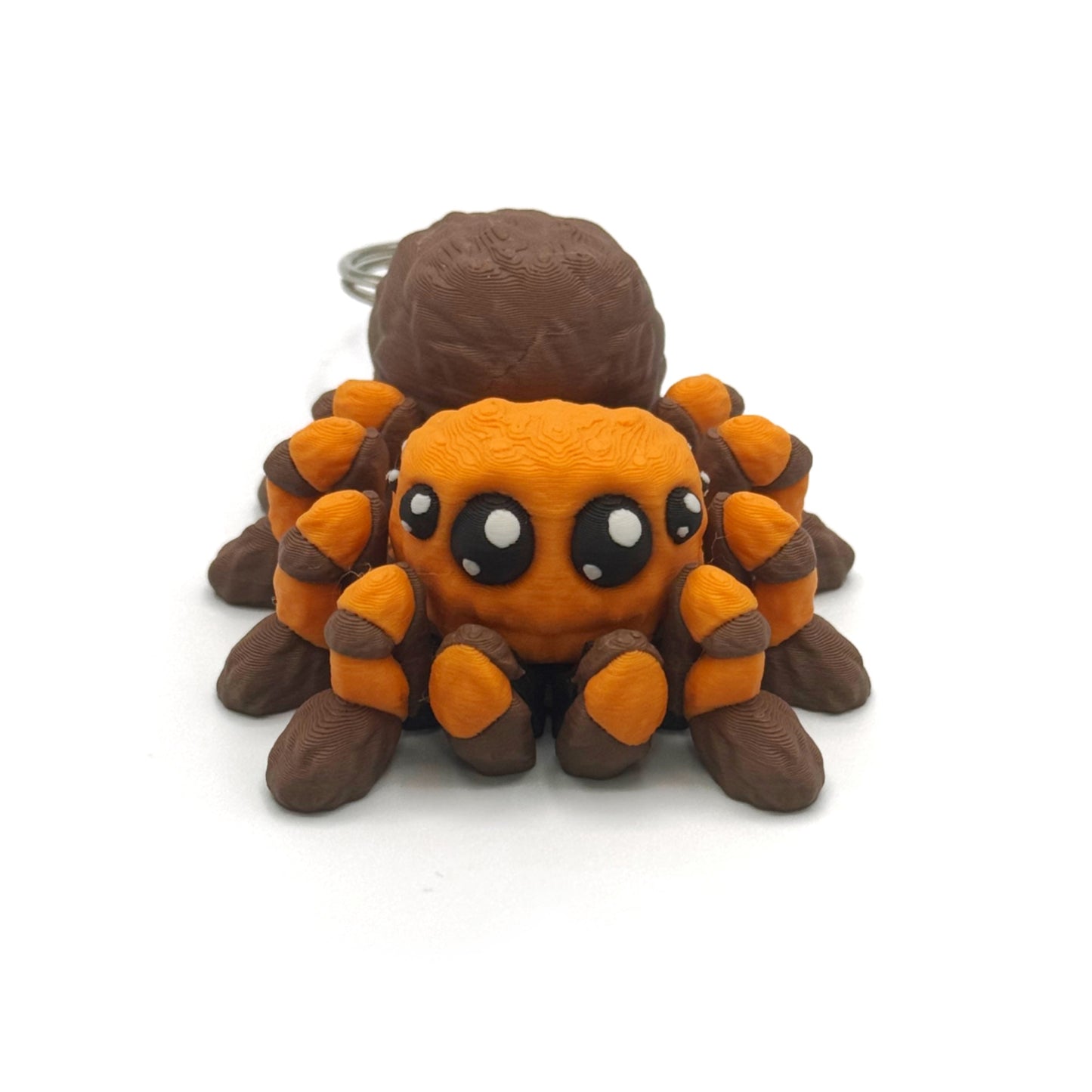 3D Printed Fidget Tarantula Keychain