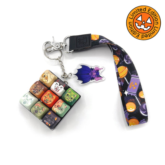 [Limited Edition] Monster Cats and Dogs Halloween Clicky Keyboard Keychain