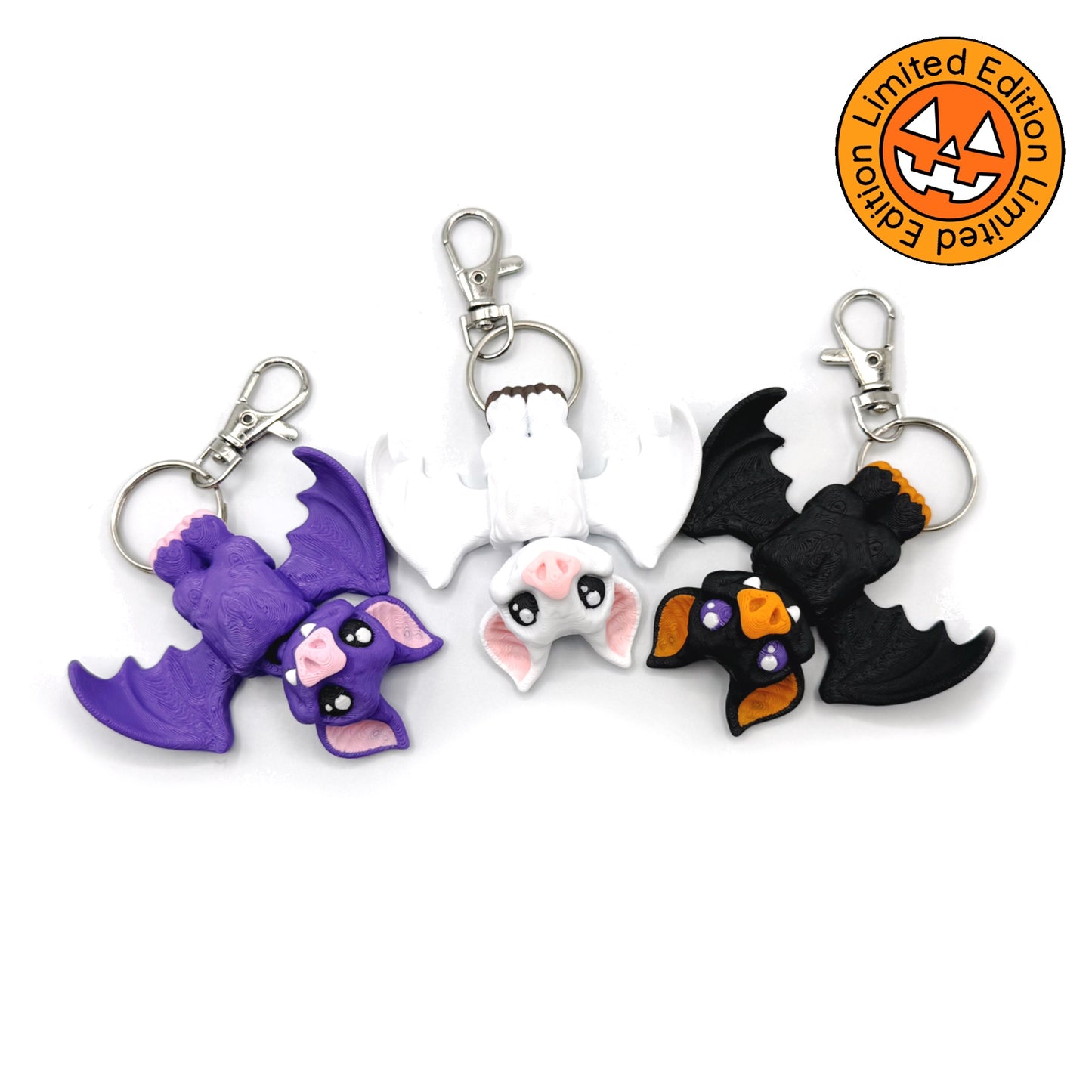 [Limited Edition] 3D Printed Fidget Bat Keychain