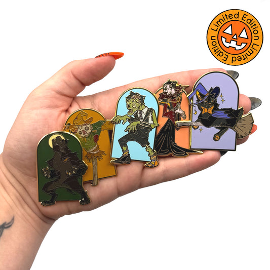 [Limited Edition] Halloween Classics Enamel Pin Set