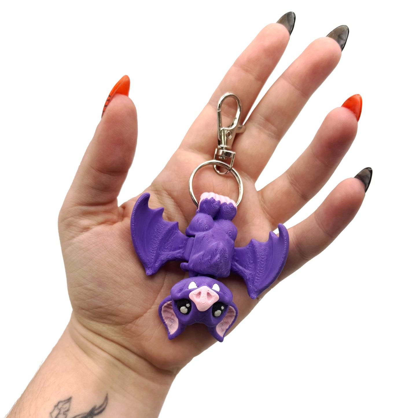 [Limited Edition] 3D Printed Fidget Bat Keychain