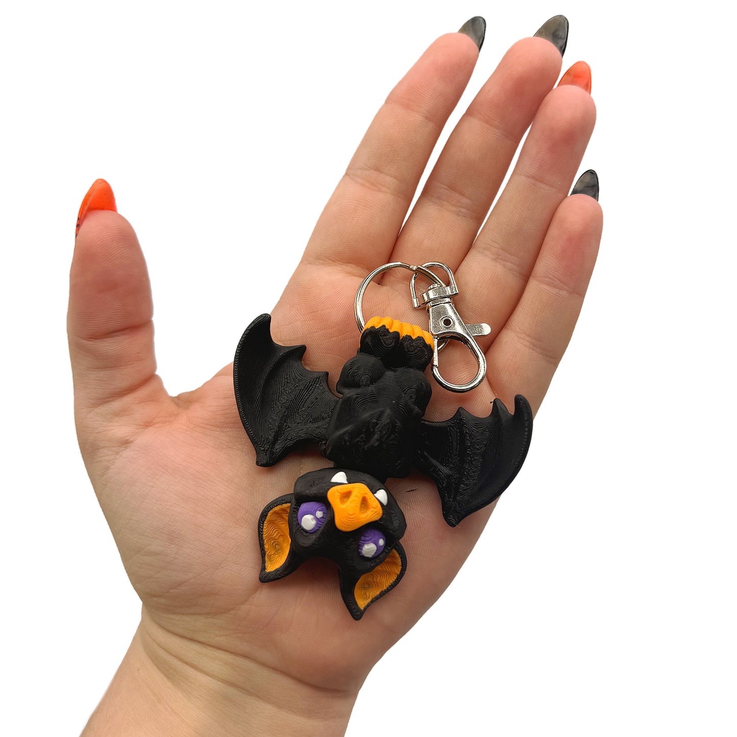 [Limited Edition] 3D Printed Fidget Bat Keychain