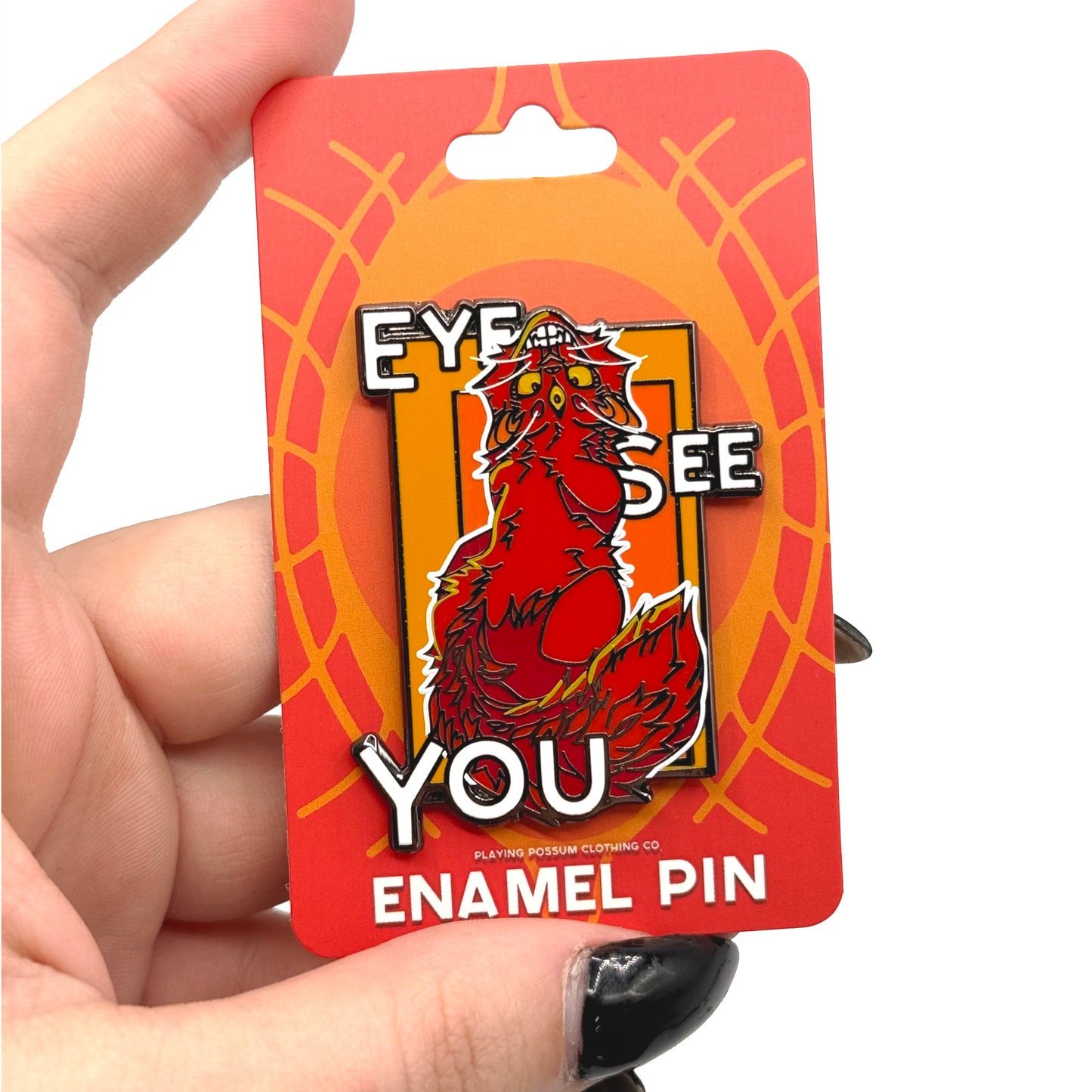 Eye See You Enamel Pin