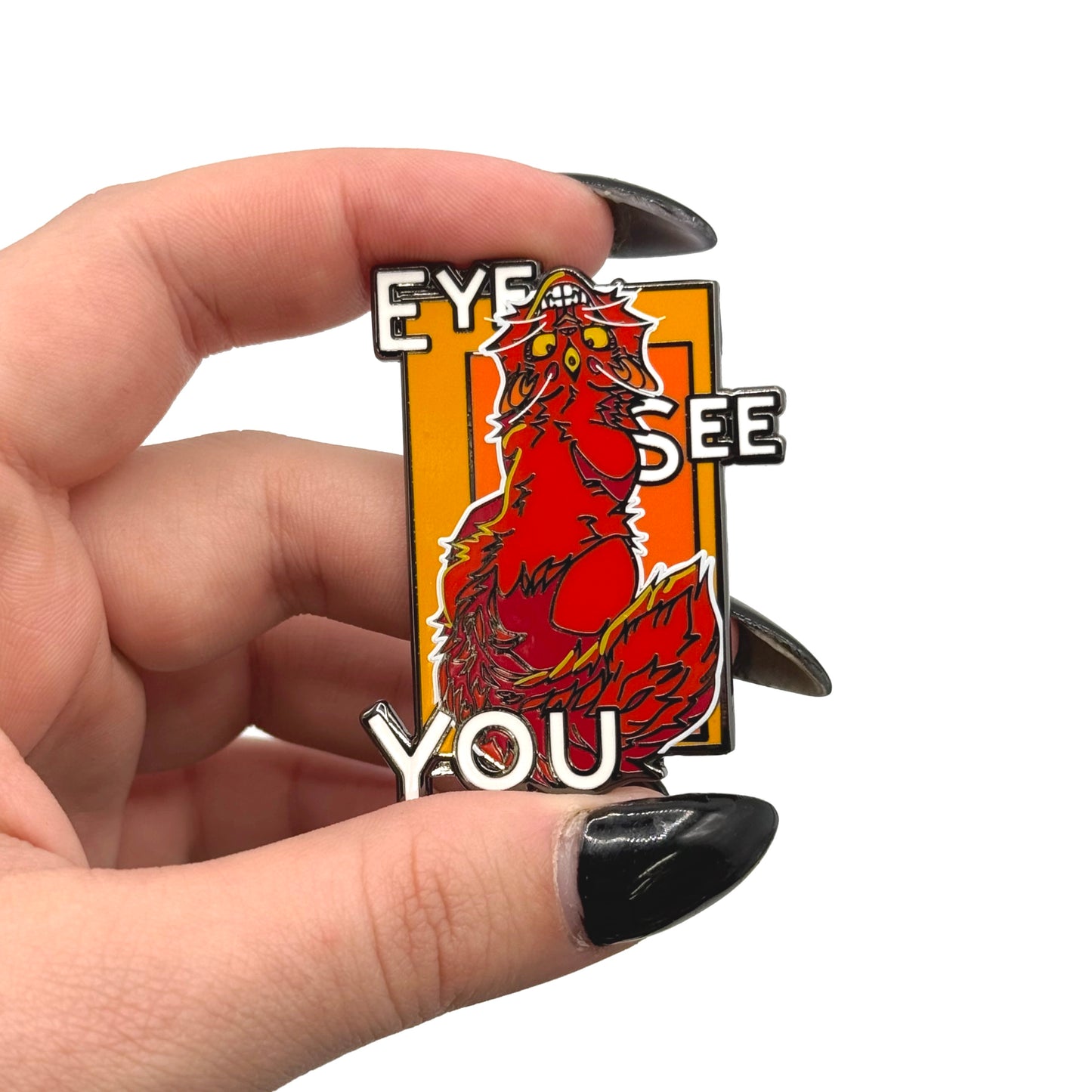 Eye See You Enamel Pin