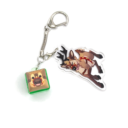 [Limited Edition] Reindeer Keyboard Keychain