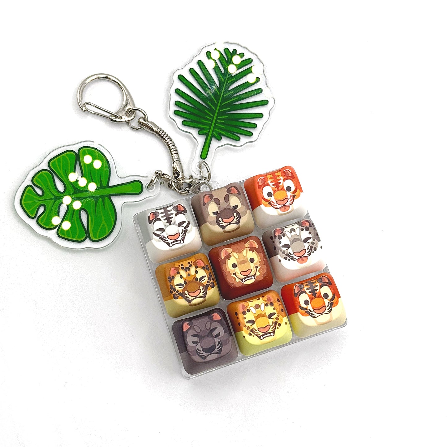 Wild Cats Keyboard Keychain