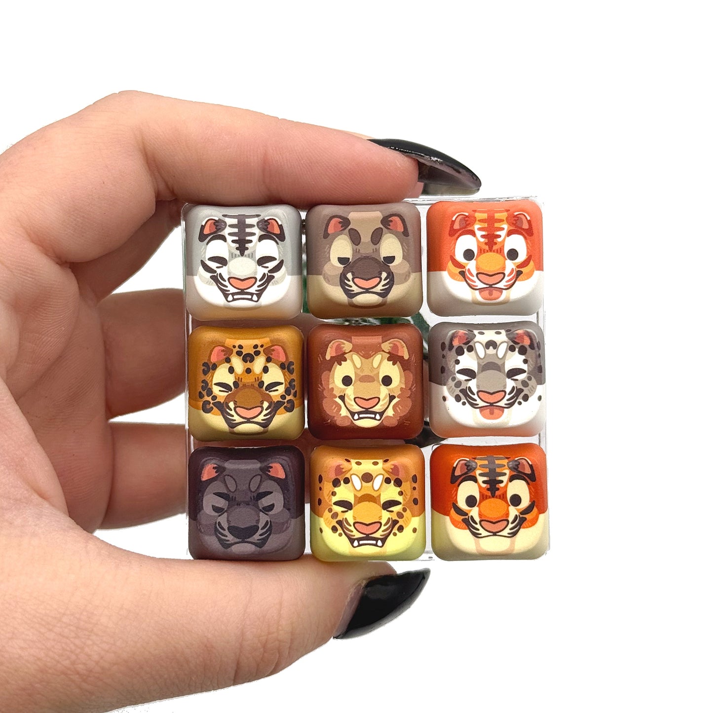 Wild Cats Keyboard Keychain