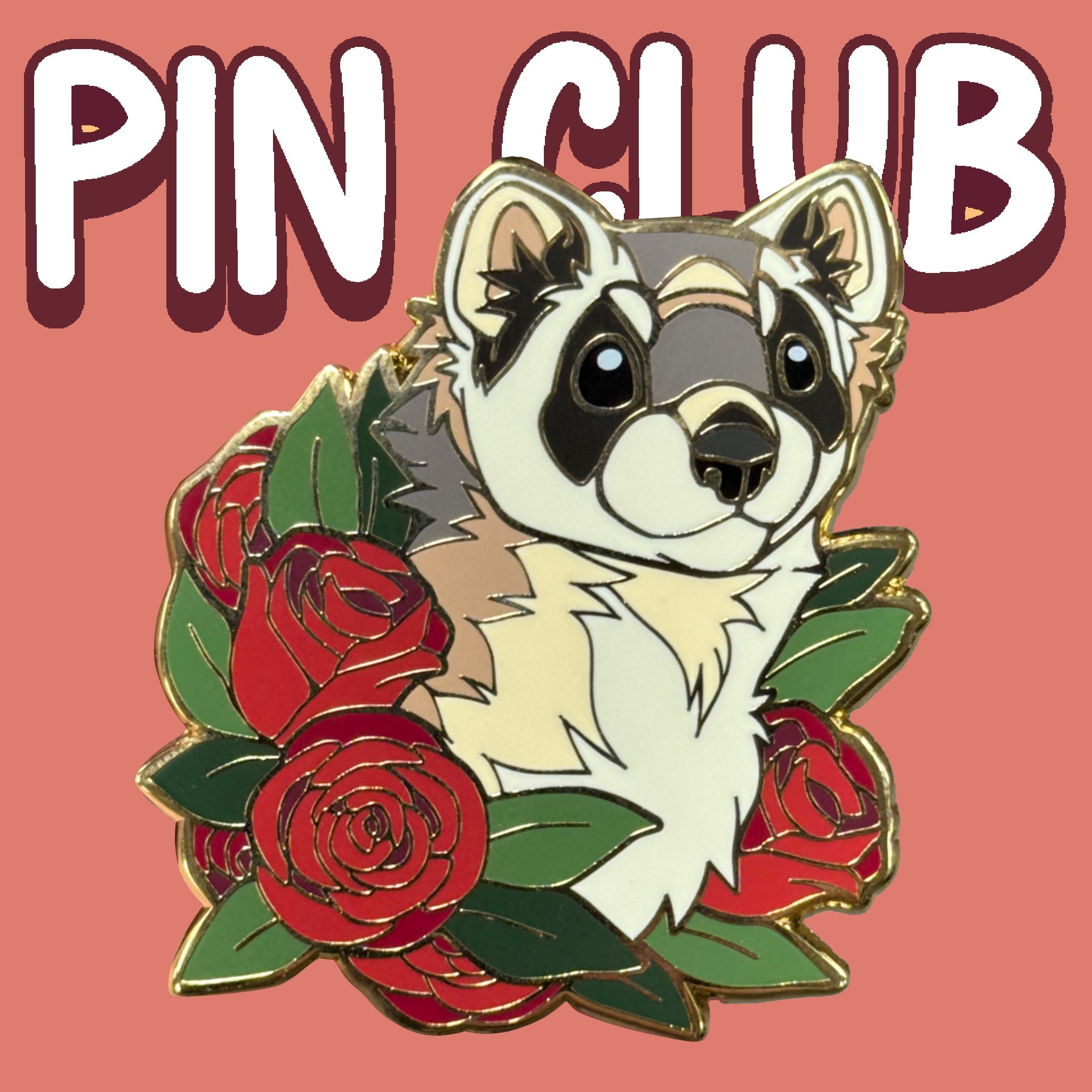 Endangered Species Monthly Enamel Pin Club – Playing Possum