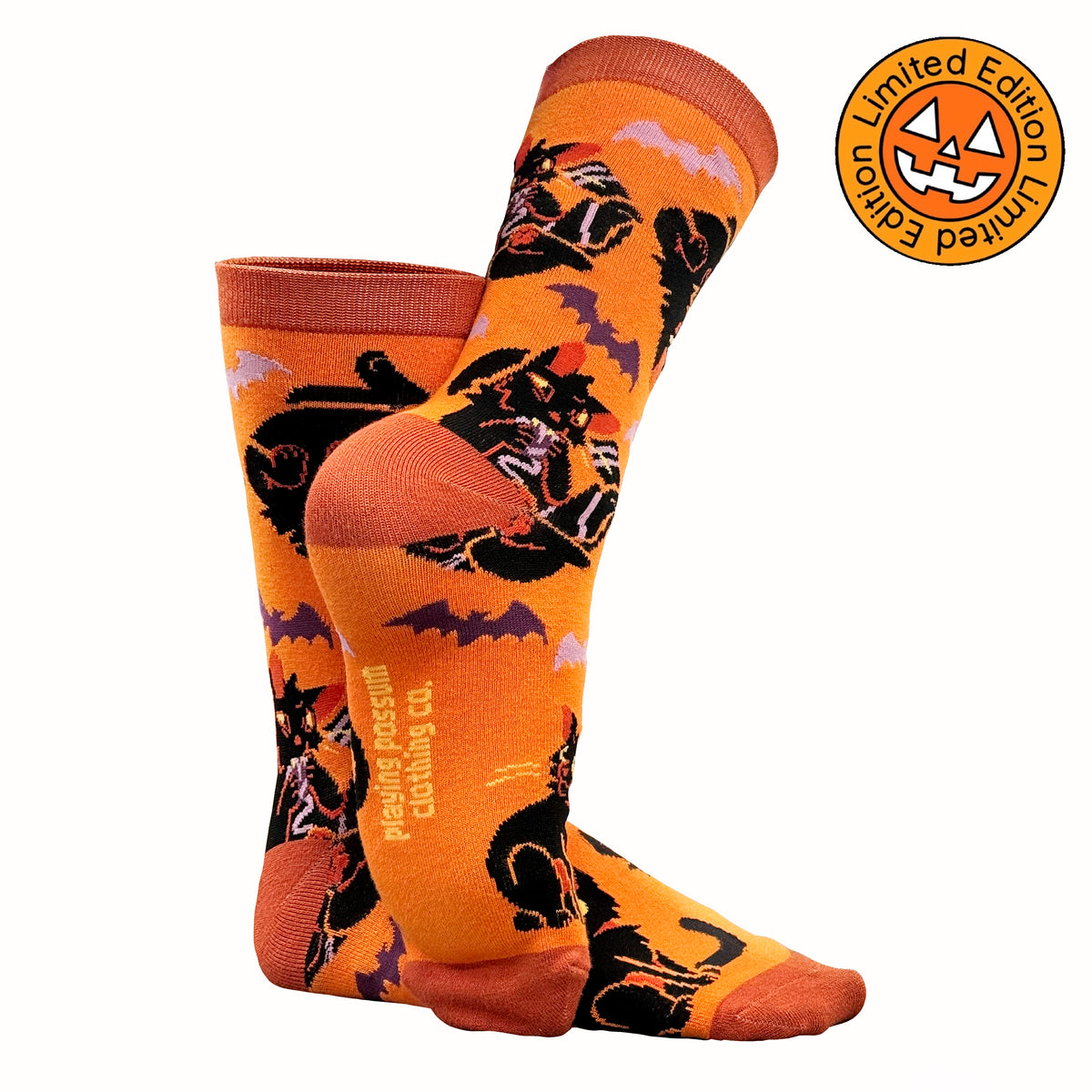 [Limited Edition] Black Cat Bamboo Socks