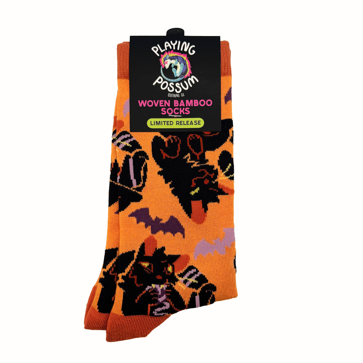 [Limited Edition] Black Cat Bamboo Socks
