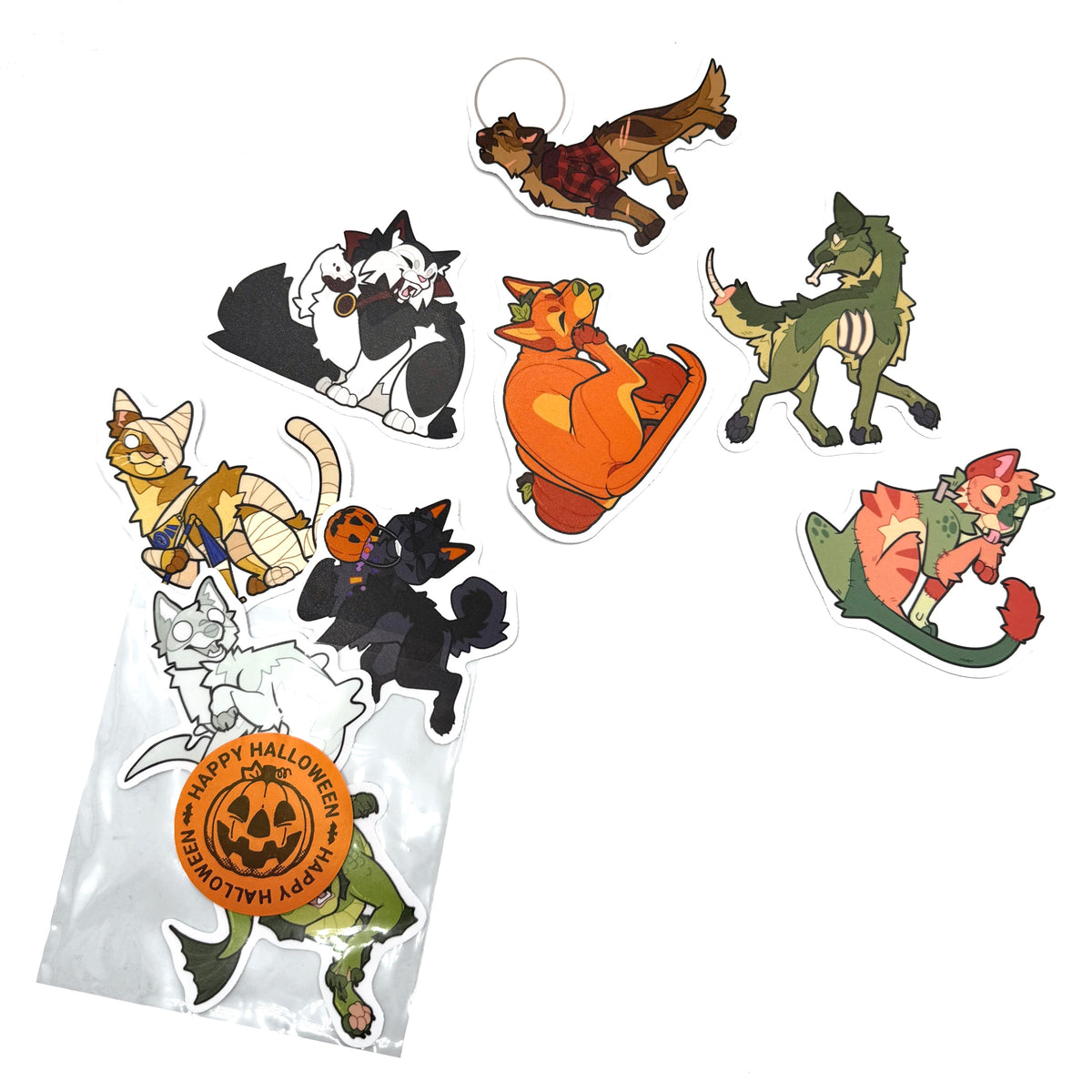 [Limited Edition] Monster Cats and Dogs Sticker Set