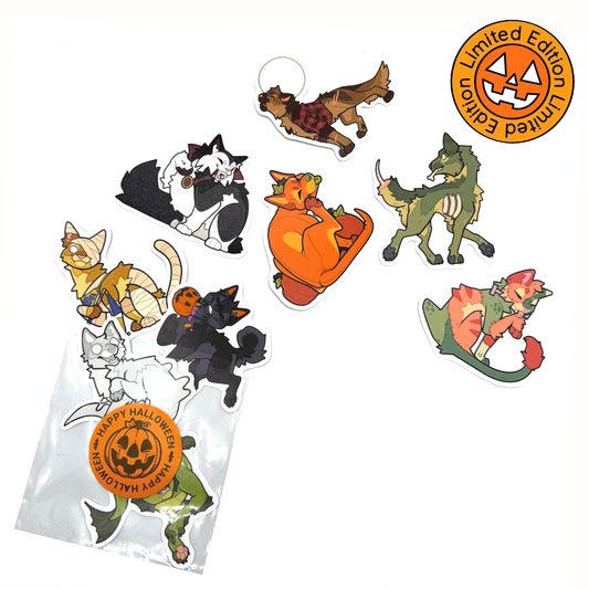 [Limited Edition] Monster Cats and Dogs Sticker Set