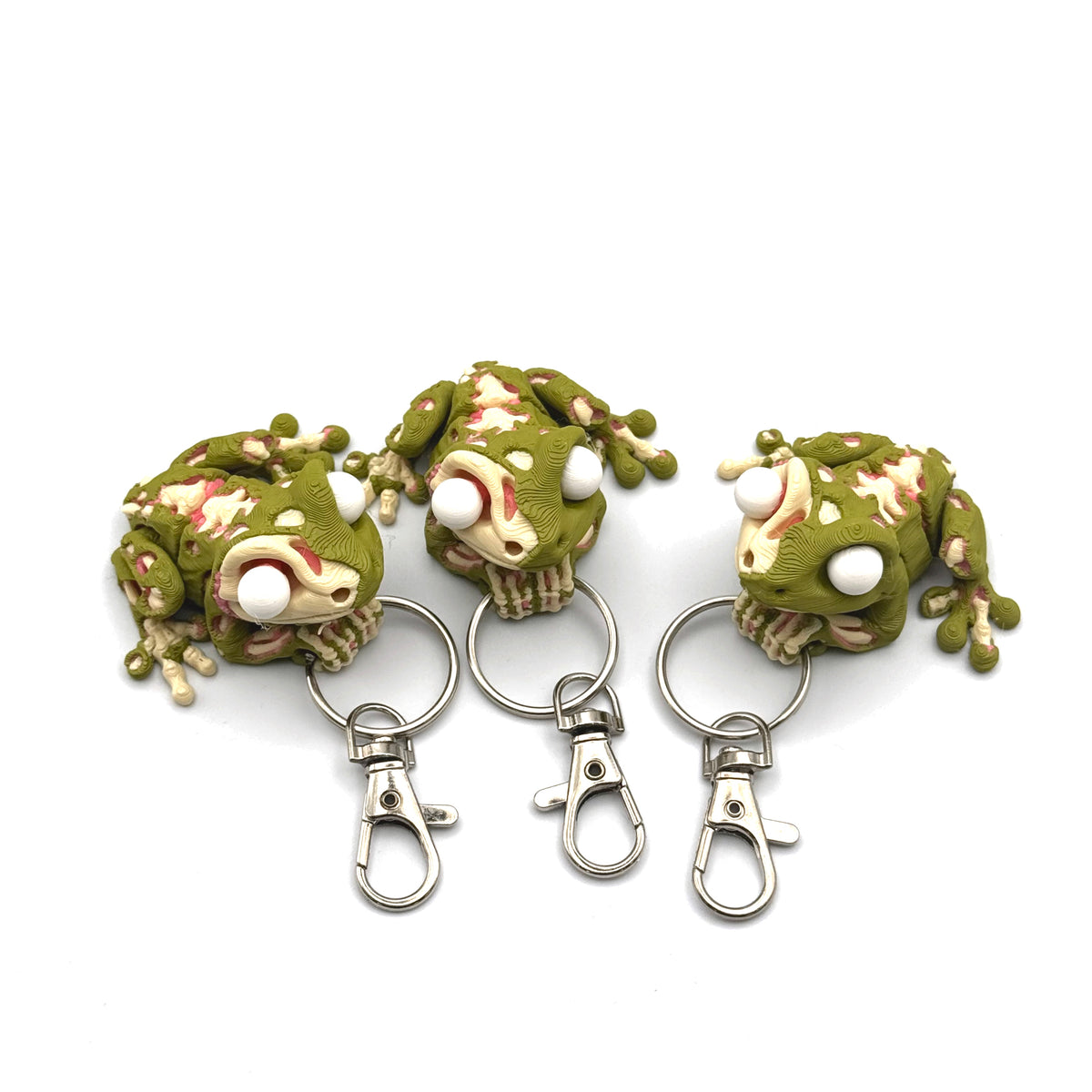 [Limited Edition] Zombie Frog 3D Printed Fidget Keychain