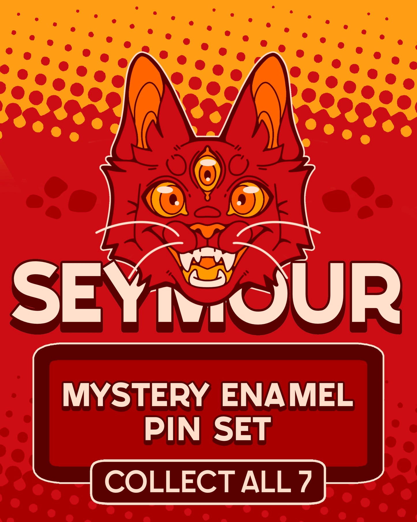 Seymour Mystery Enamel Pin Set Blind Bag