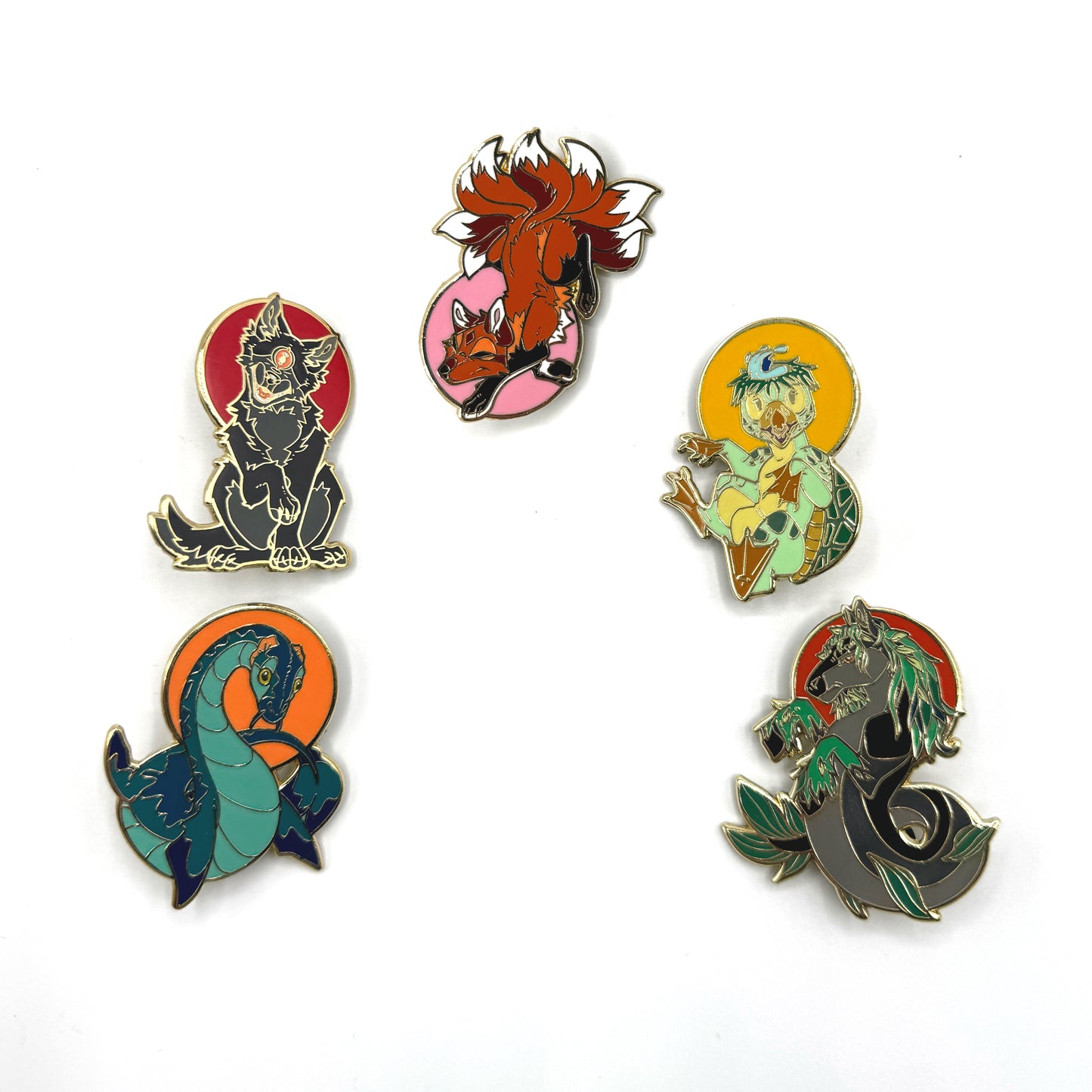 Folk & Fable Enamel Pin Set (Series One)