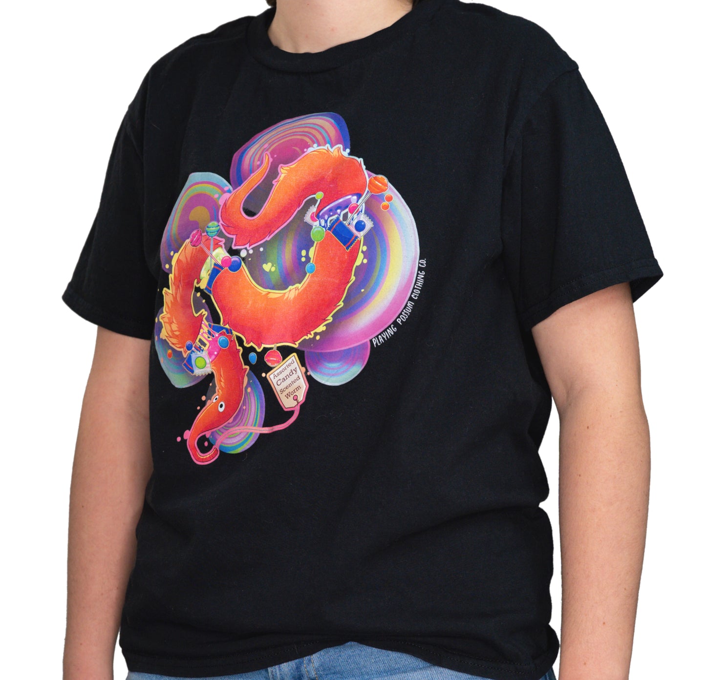 Candy Worm on a String T-Shirt