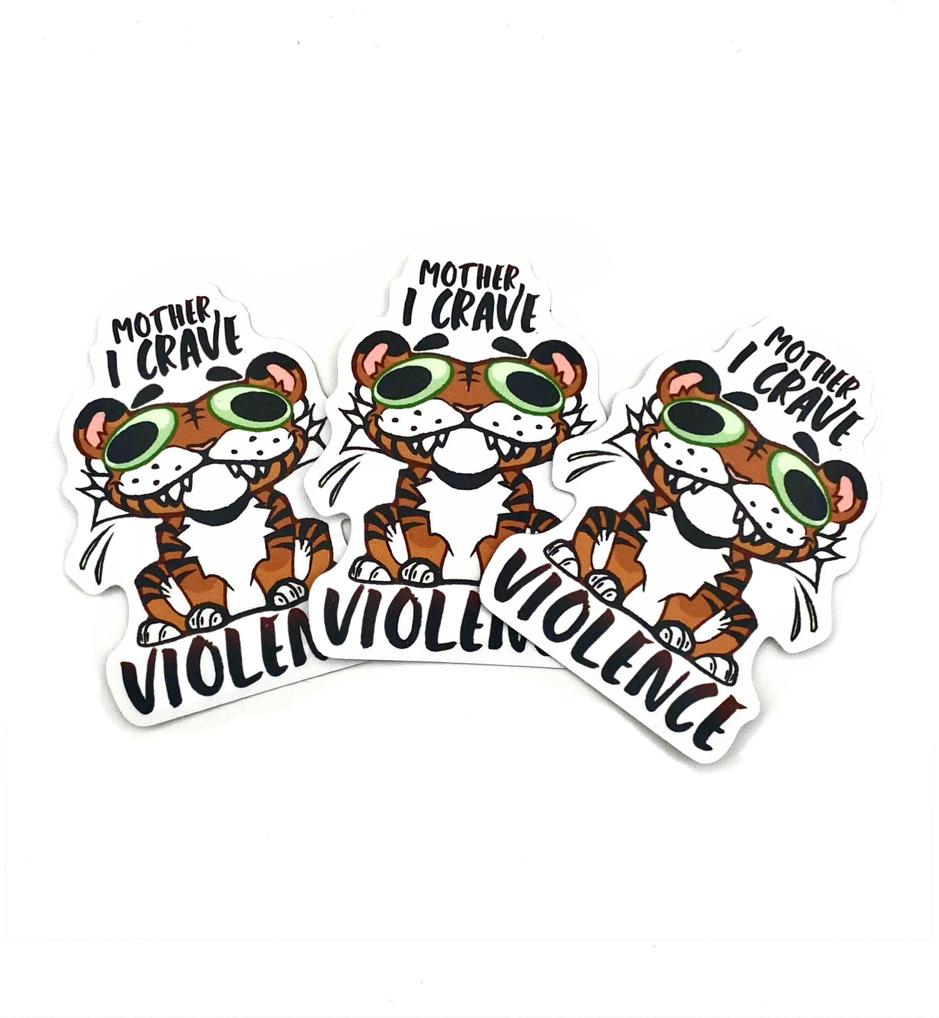 violent-tiger-sticker-playing-possum-clothing-co